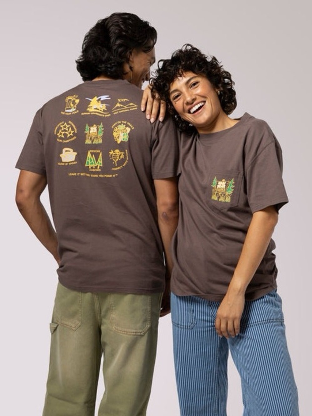 NWOT Parks Project X Yogi Bear Pocket Graphic Tee Size Small